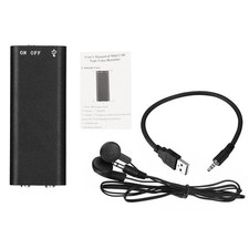 Lecture Digital Voice Recorder Dictaphone Audio MP3 Sound Mini Spy Recorder Mic