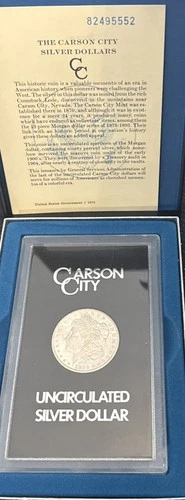 1882 CC Morgan Silver Dollar GSA Hoard UNCIRCULATED w/OGP & COA -RARE 👀💎