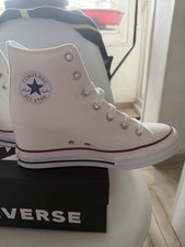 Tenis para mujer Converse Chuck Taylor ALL STAR con plataforma de cuña talla 40