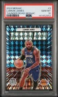 PSA 10 💎  2024-25 Panini Mosaic LeBron James Mosaic Prizm Thunder Road #3 Card