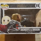 Funko Pop! Rides Game of Thrones Daenerys Targaryen & Drogon Vinyl #15
