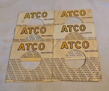 45 RPM 7" RECORD SLEEVES CO. SLEEVE 6 PACK SEE PHOTOS ATCO Records SLV343 