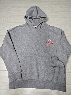 Air Jordan ESSENTIALS FLEECE HOODIE Flight Pullover Large Used DQ7505-091