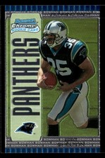Eric Shelton 2005 Bowman Chrome Rookie Card #124 Carolina Panthers. rookie card picture