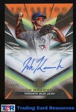 2023 Bowman Inception #BPA-JK Josh Kasevich Autographs Orange Foil #/25