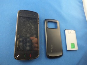 Nokia N97 Phone 8GB Schwarz Smartphone Rarität DEFEKT Ersatzteilspender Mit Akku