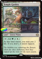 Temple Garden - Lorwyn Eclipsed - Foil Rare