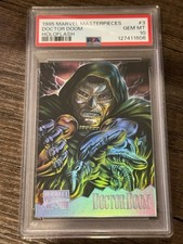 1995 Marvel Masterpieces Doctor Doom Holoflash PSA 10 GEM MT