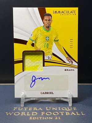 BRASILIEN/ARSENAL: Panini Immacuate 2024-25/GABRIEL/Patch Auto #49/49!!