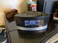 Sharper Image Sound Soother Alarm Clock AM/FM Radio EC-B150 20 Soothing Sounds
