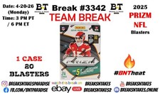 GREEN BAY PACKERS 2025 Panini Prizm Football Blaster CASE 20 BOX Break #3342