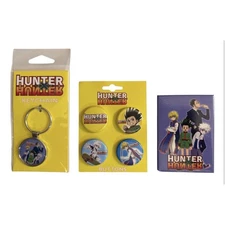 Hunter X Hunter Japanese Anime Merch Magnet Keychain Pin Buttons By ATA Boy Inc