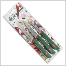 3 COLTELLI SPELUCCHINO+POMODORO+VERDURA SANELLI PREMANA PROFESSIONAL