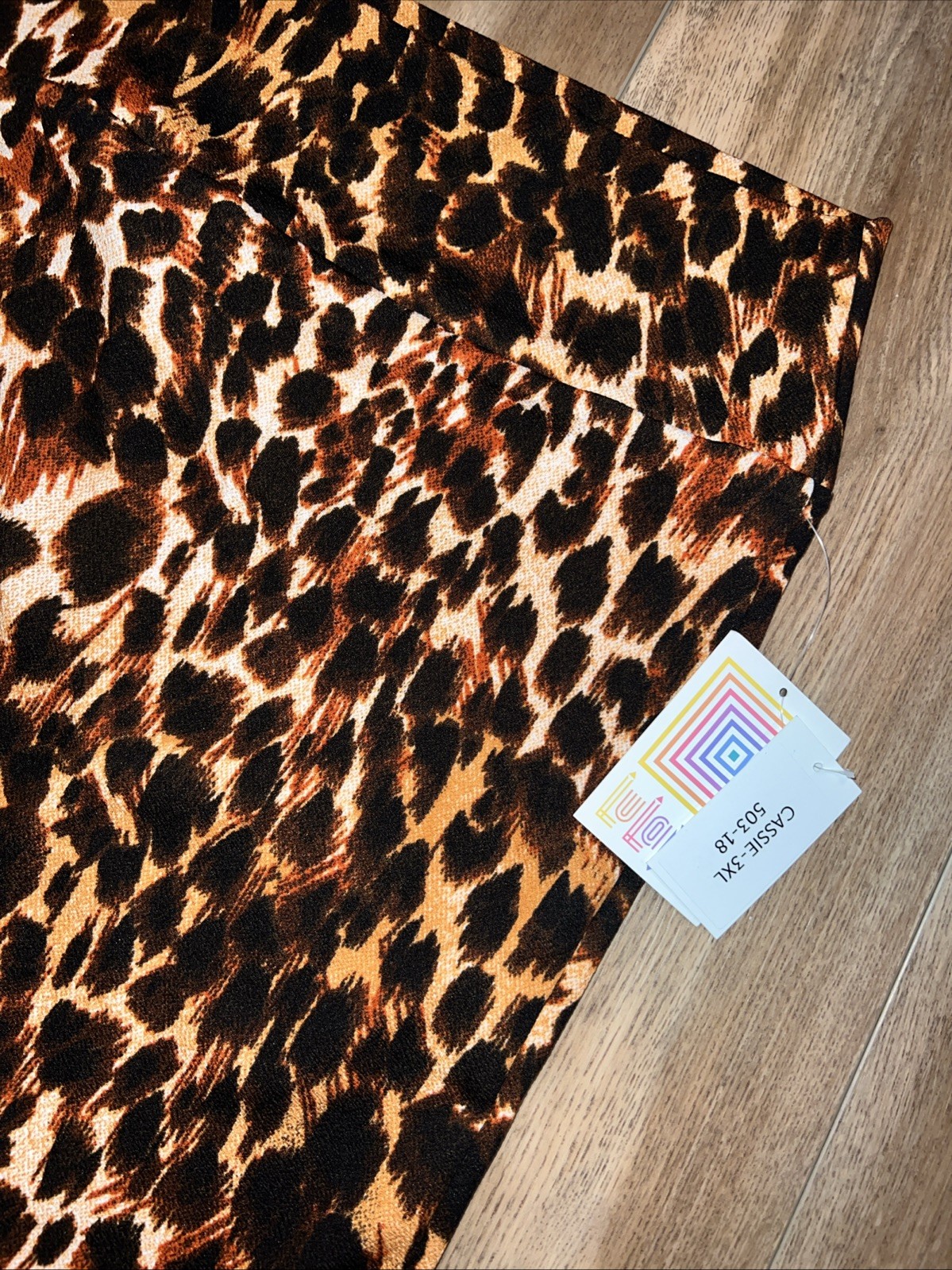 LULAROE CASSIE Pencil Skirt Size 🦄  3X 24-26 Cheetah Animal Print 26-28 Rare