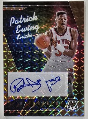 NBAカード　panini Patrick Ewing 1of1 2024-25 Panini Colorgraphs PATRICK EWING /49 Auto Autograph Mosaic