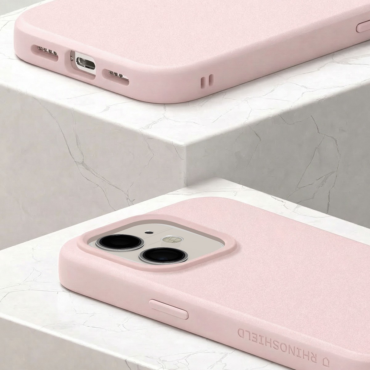 Coque iPhone 11 Rhinoshield SolidSuit rose en polymère ultra résistant - 4