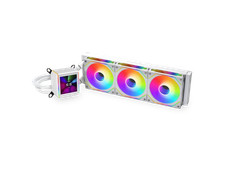 LIAN LI Galahad II LCD SL-INF 360 White Liquid Cooler, Intel LGA 1851/1700/1200