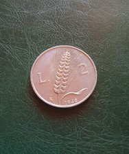 2 LIRE 1946 Spiga Ottima Conservazione Rara Repubblica Italiana
