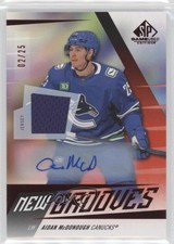 2023 Upper Deck SP Game Used New Grooves Jersey 2/25 Aidan McDonough Auto 0nr3