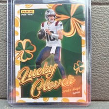 2024 Panini Mosaic Lucky Clover Storm Drake Maye #3 Patriots Football Card