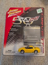 Johnny Lightning - 2001 Chevrolet Corvette Z06 - Yellow - 164