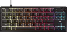 CORSAIR - K55 CORE TKL RGB Gaming Keyboard 8-Zone RGB Tenkeyless - Black