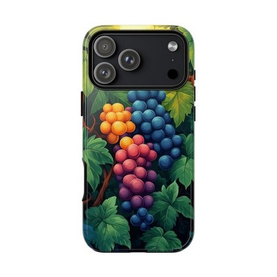 For iPhone/Galaxy/Pixel - Premium Case - Grapes Purple Orange Vines Green