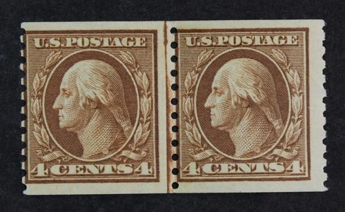 CKStamps: US Stamps Collection Scott#457 4c Washington Mint H OG 24 3/4mm $160