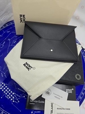 $380 MSRP - Montblanc 131262 Passport Holder Black - irregular | eBay