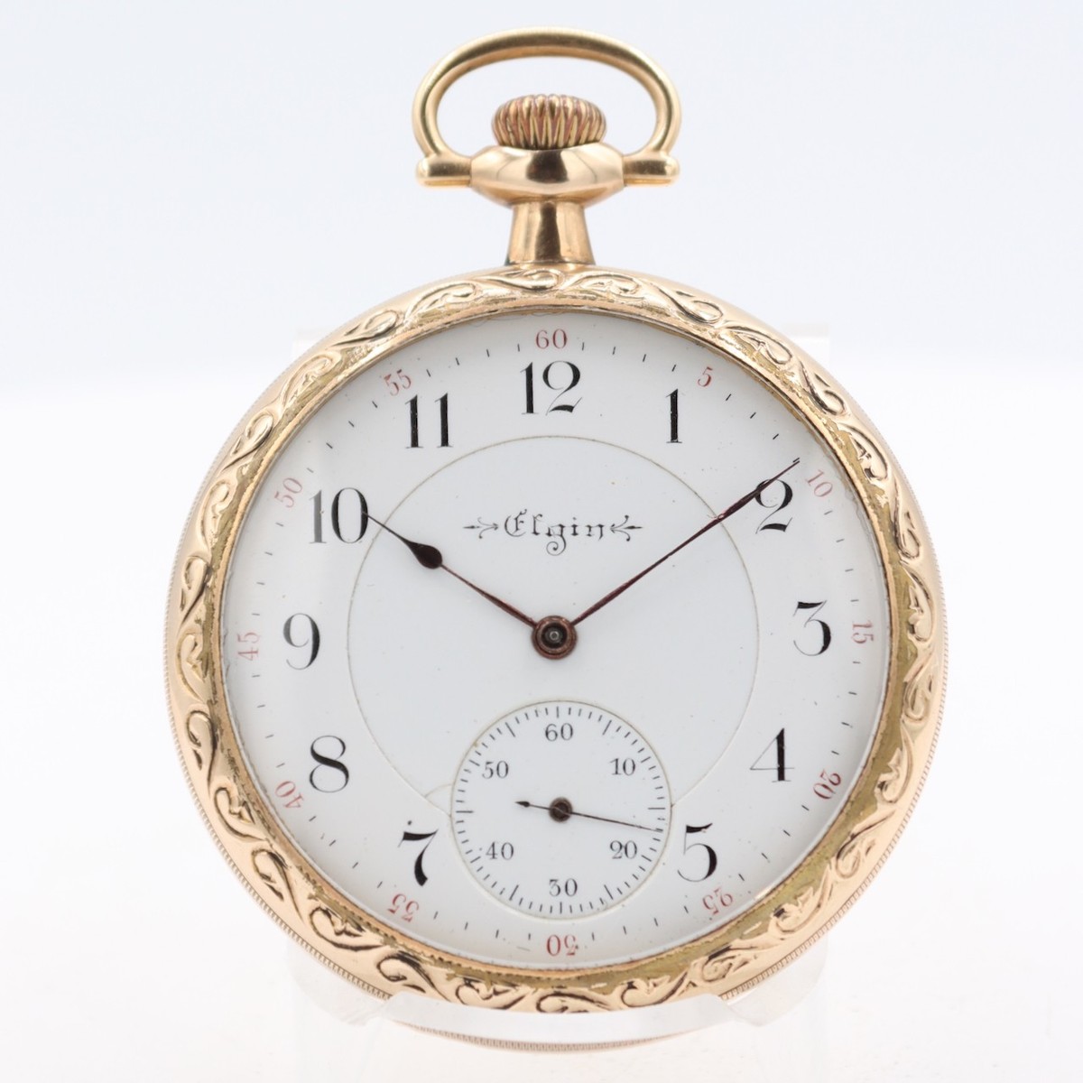 Antique 1896 Elgin 21J Mechanical Railroad Pocket Watch 162 20