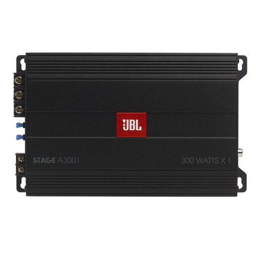 JBL Stage 3001 Full-Range Car Audio 300W RMS Class D Mono Subwoofer Amplifier