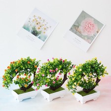 Künstlicher Bonsai Kleinbaum Topf Blumen Künstliche Pflanzen für Wohnkultur