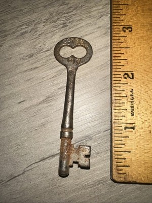 Antique Corbin Skeleton Key #P10? Solid Barrel Key