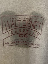 Unisex Vintage Mickey Inc. Gray Jeanswear Gray T-Shirt-Size L/XL New Made in USA