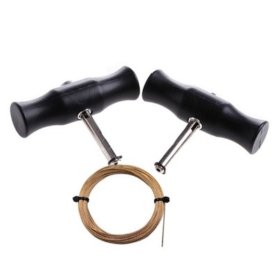 Car Windshield Removal Tool Windscreen Window Glass Cutting Wire + Handles Kit