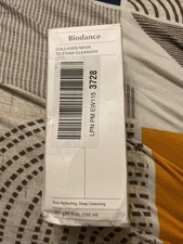 BIODANCE Collagen Mask To Foam Cleanser 150ml New Open Box