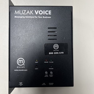 Muzak Voice MZ3020 Black CD Player Messaging Solutions For Business