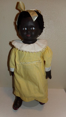 Martha Chase African American Black Girl Doll Postal Stamp 19'' Repro 1998