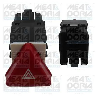 Für MEAT & DORIA MD23627 Hazard Warning Light Switch MD23627 Light switch emerg - Bild 2