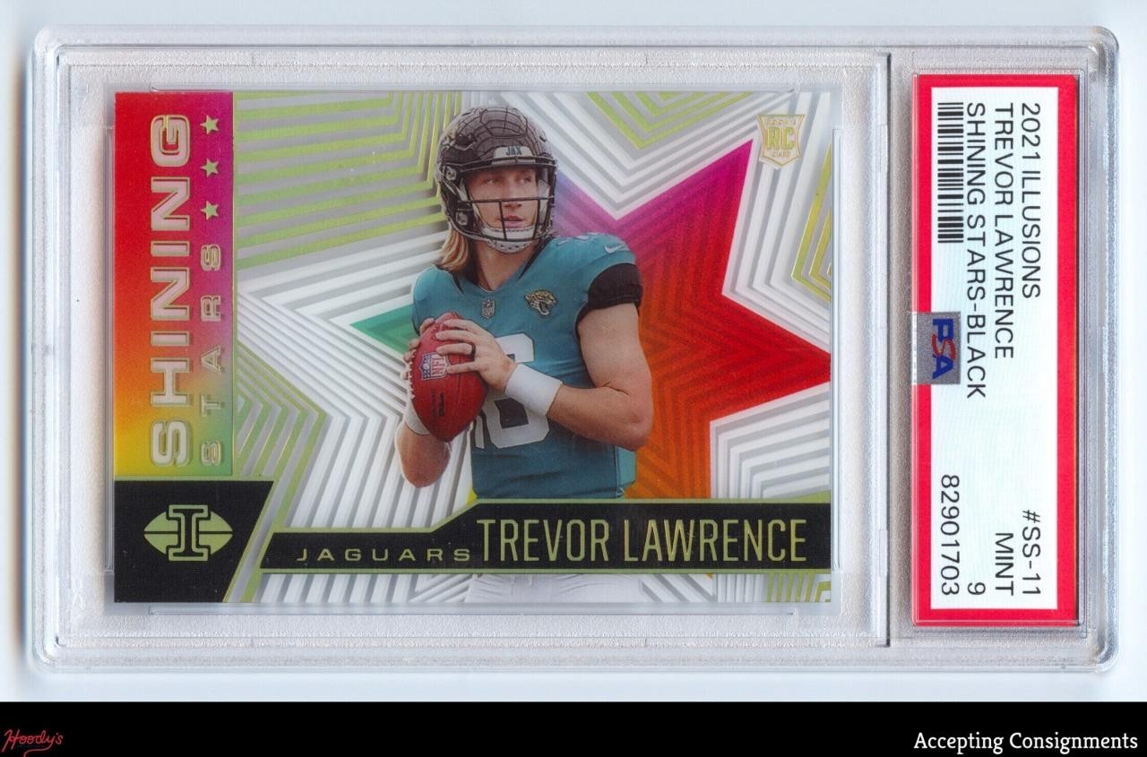Trevor Lawrence Panini Illusions Shining Stars #SS11 Black