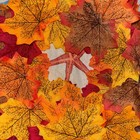 Crafted Small Mini Leaf Wreath Made For Fall — photo 4