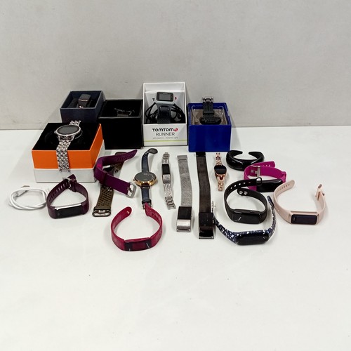 Lot of 20 Unisex Branded Health Fitness Smart Watches Untested Mixed Condition - Picture 2 of 6