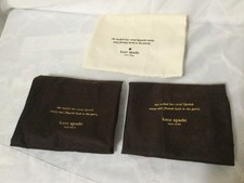 Kate Spade new york drawstring dust bags, 17.5" x 19.5" , lot of 3