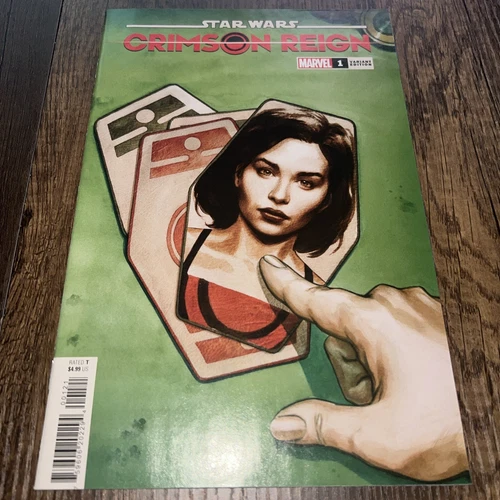 Crimson Reign #1 1:25 Lopez Sabacc Card Variant NM Star Wars Marvel 2021