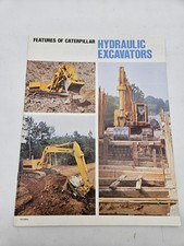 Vintage Caterpillar Brochure Hydraulic Excavators Aecq9042