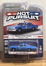 GREENLIGHT  1/64 HOT PURSUIT  1975 DODGE MONACO KANSAS STATE POLICE SERIES 15