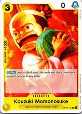 Kouzuki Momonosuke OP13-105 Common Carrying On His Will One Piece Near Mint