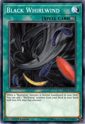 Black Whirlwind - LED3-EN032 - Common - 1st Edition - Lightly Played