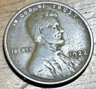 1922 D Lincoln Wheat Ears Cent Fine Details Plastic Protector included.
