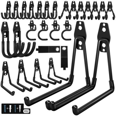 28 Pack Garage Hooks Heavy Duty - Garage Storage and Organization Ladder Hook...